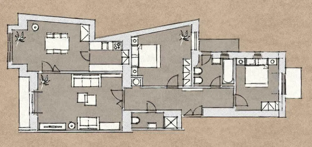 פראג Art House Apartments By Adrez